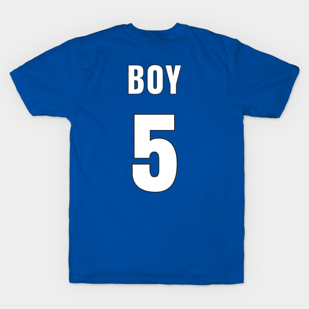 BOY NUMBER 5 BACK-PRINT by mn9